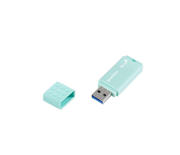 GOODRAM 16GB UME3 CARE USB 3.0 turkusowy - 694960 - zdjęcie 2